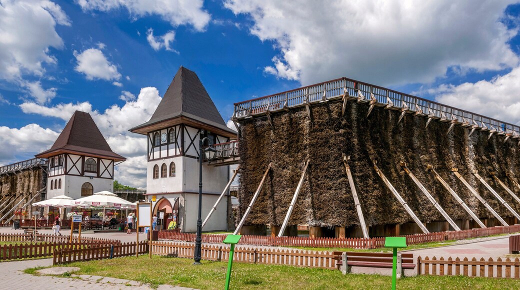 Graduation Tower in Solankowy Park. Inowroclaw, Kuyavian-Pomeranian Voivodeship, Poland.