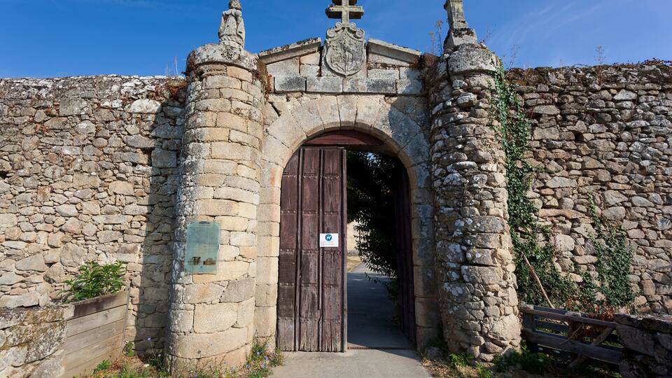 Santa Maria de Ferreira de Panton monastery, Lugo, Galicia, Spain