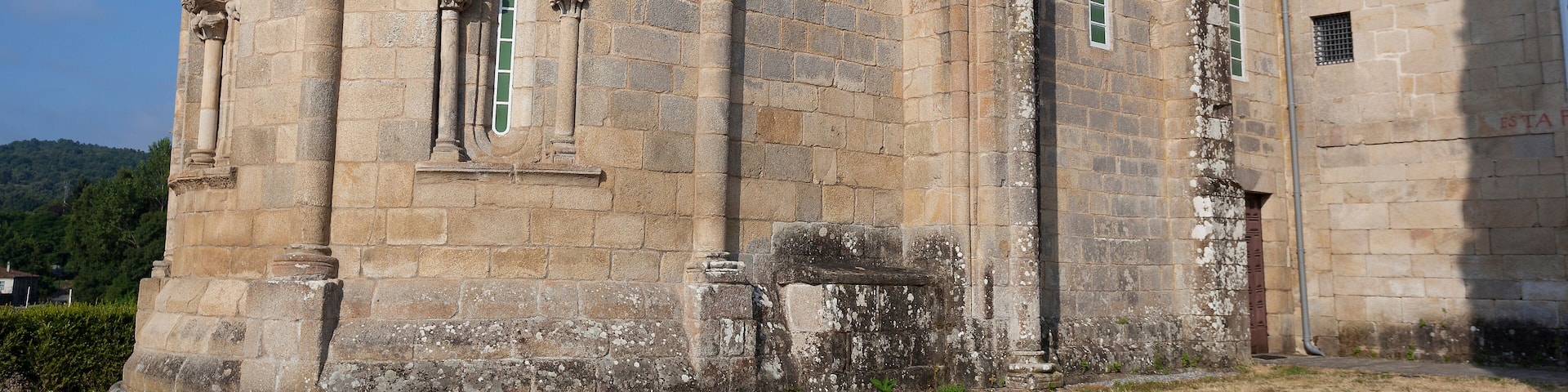 Santa Maria de Ferreira de Panton monastery, Lugo, Galicia, Spain