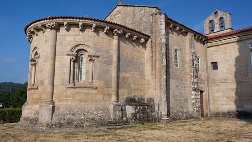 Santa Maria de Ferreira de Panton monastery, Lugo, Galicia, Spain