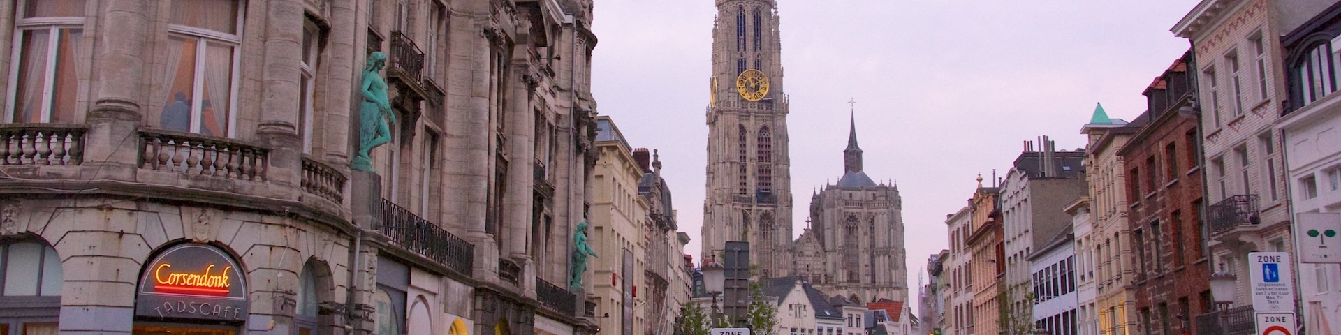 Cathedral of Our Lady featuring a city, a church or cathedral and heritage architecture