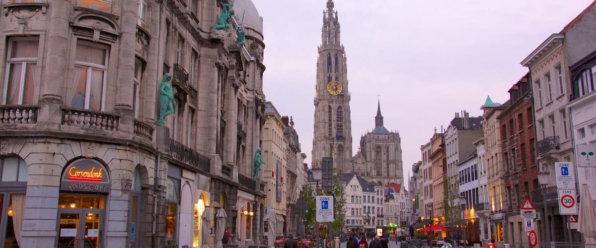 Cathedral of Our Lady featuring a city, a church or cathedral and heritage architecture