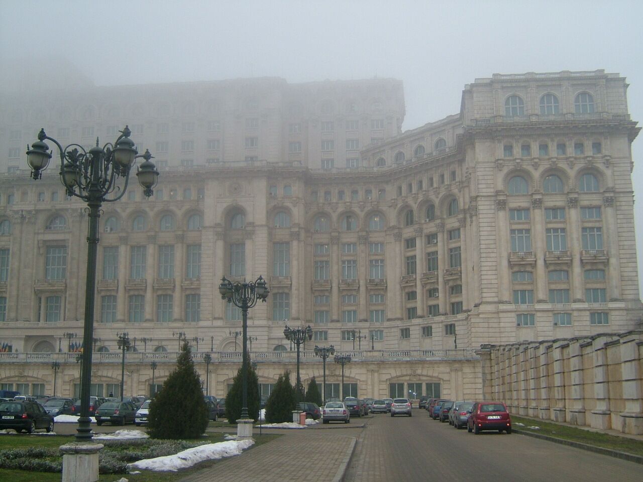Chaucheskus palace Bucharest the second biggest building in the world after the Pentagon . The tour is controlled but a great insight into the life of the dictator and how he spent the peoples money on the best materials gems gold crystal marble ect while the people were starving on the streets ?