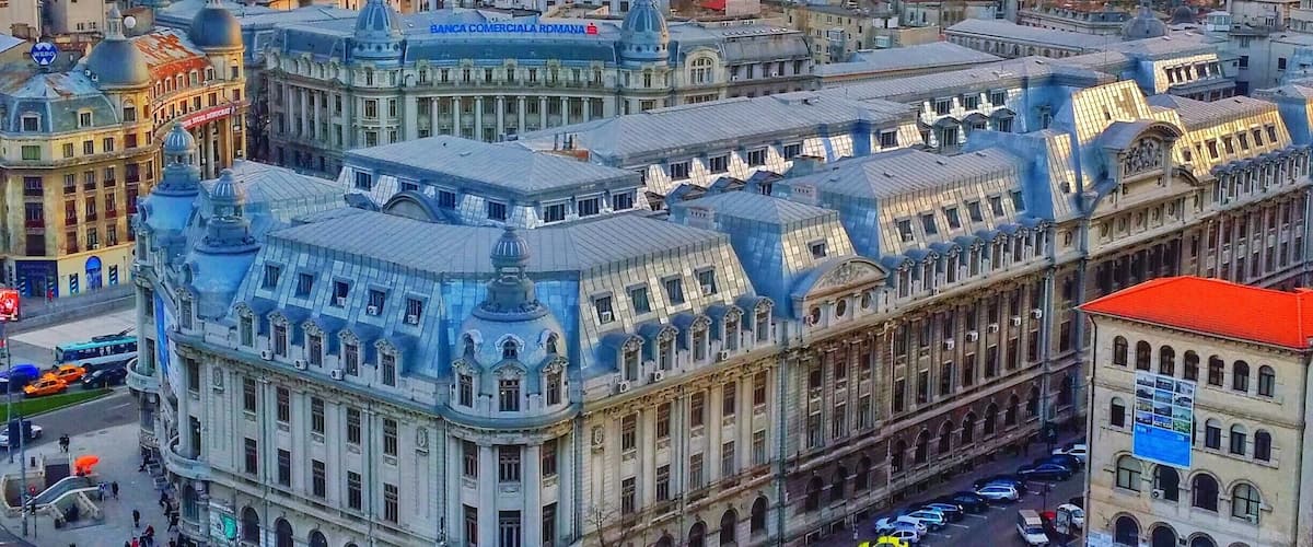 Bucharest, Romania is much more beautiful than most people would believe. It certainly surprised me!
I highly recommend sightseeing during the evening as well, when the architectural details of the buildings really stand out.
This photo was captured from the Intercontinental Bucharest. I snapped it from my balcony, but you could also get it from the spa area, which provides an even better view!
Read more at: http://monkeysandmountains.com/bucharest-sightseeing-romania
#goldenhour