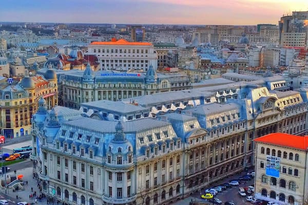 Bucharest, Romania is much more beautiful than most people would believe. It certainly surprised me!
I highly recommend sightseeing during the evening as well, when the architectural details of the buildings really stand out.
This photo was captured from the Intercontinental Bucharest. I snapped it from my balcony, but you could also get it from the spa area, which provides an even better view!
Read more at: http://monkeysandmountains.com/bucharest-sightseeing-romania
#goldenhour