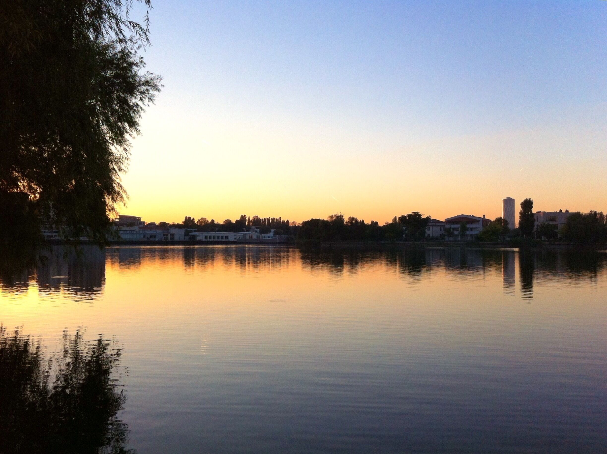 Sunset on the Tei Lake, Bucharest
