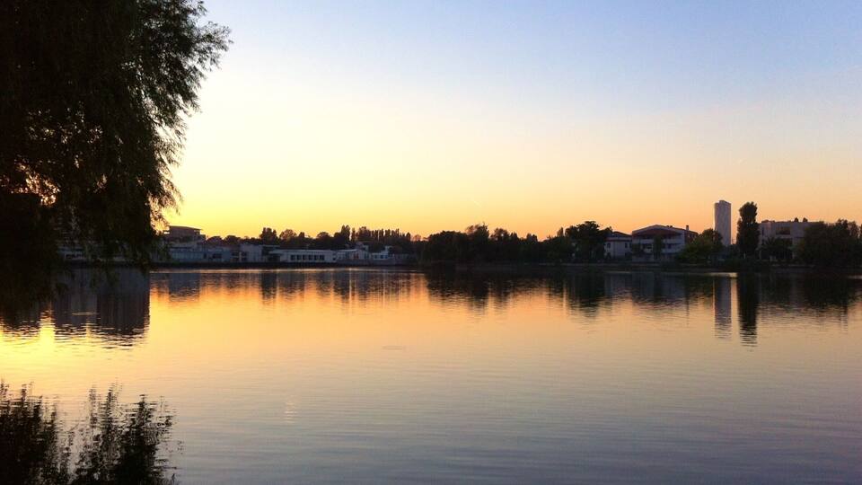 Sunset on the Tei Lake, Bucharest