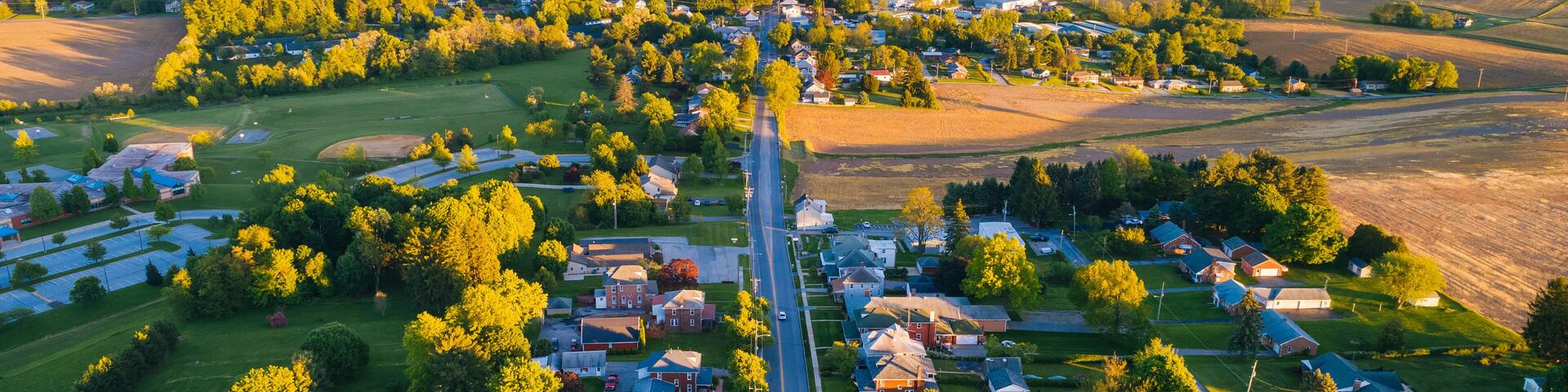 View of Main Street in Shrewsbury, Pennsylvania/