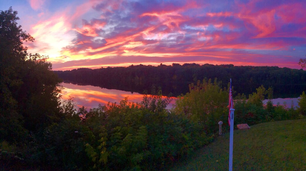 View of the Kennebec River from my deck. Sept 2019