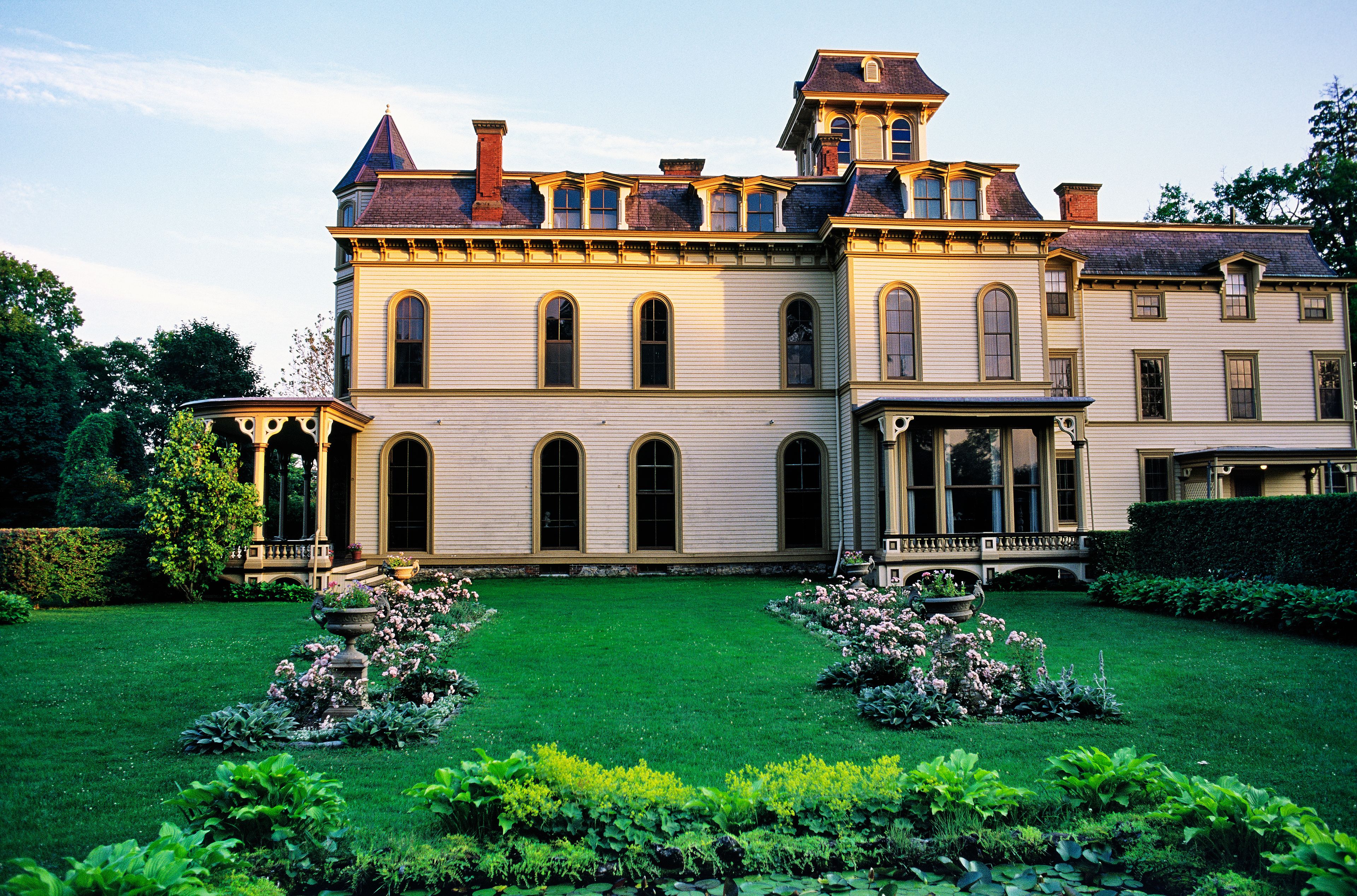 The Park-McCullough Historic House in the village of North Bennington, Vermont, USA, built 1864 by Trenor W. Park