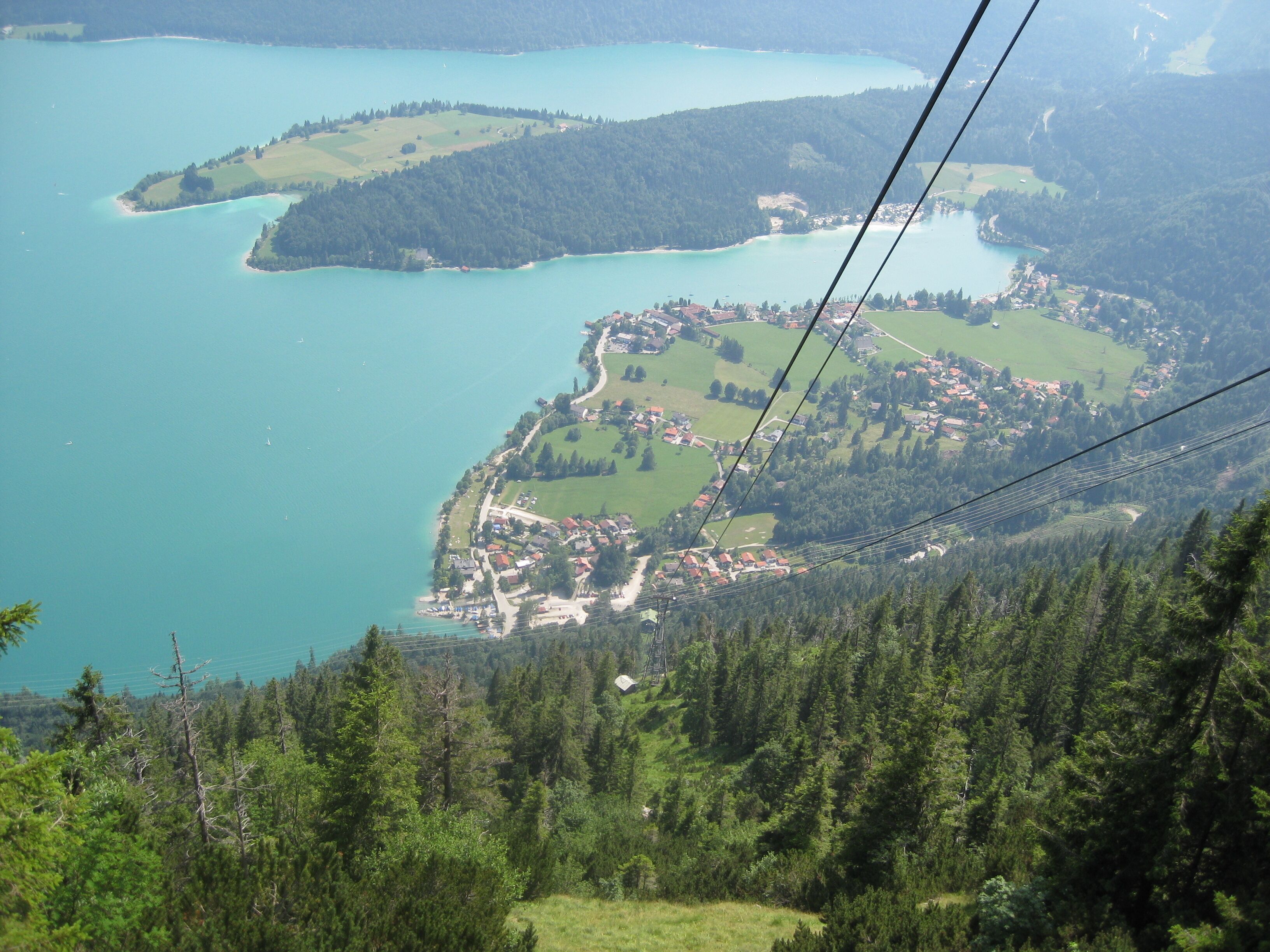 Bick auf den Walchensee