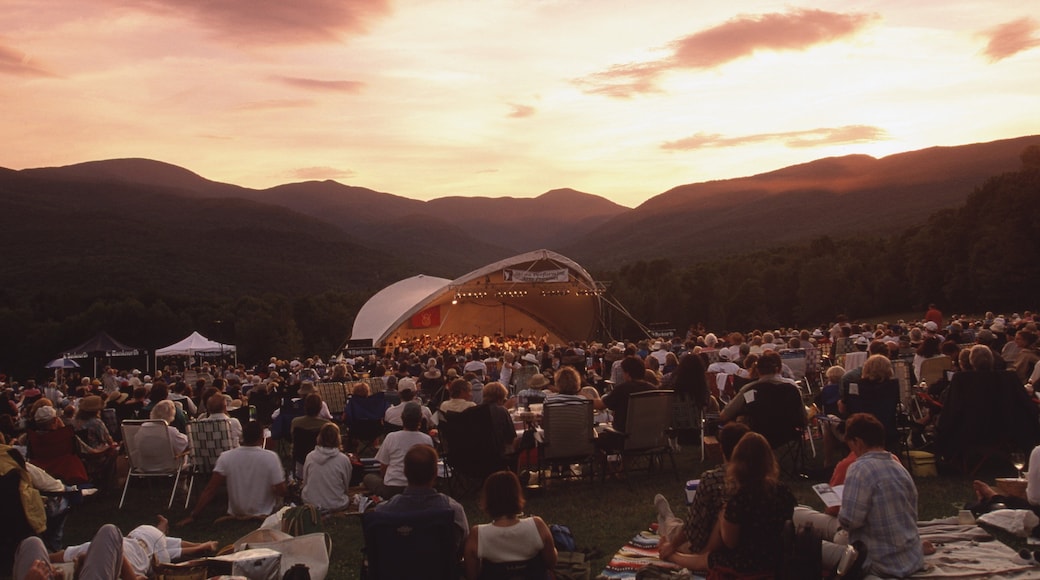 Stowe which includes music, a festival and landscape views