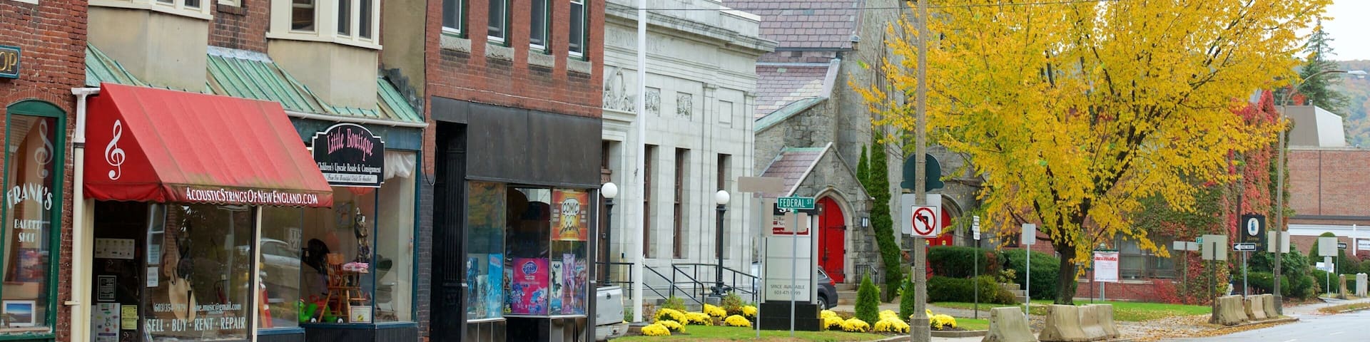 Keene featuring a city and a church or cathedral