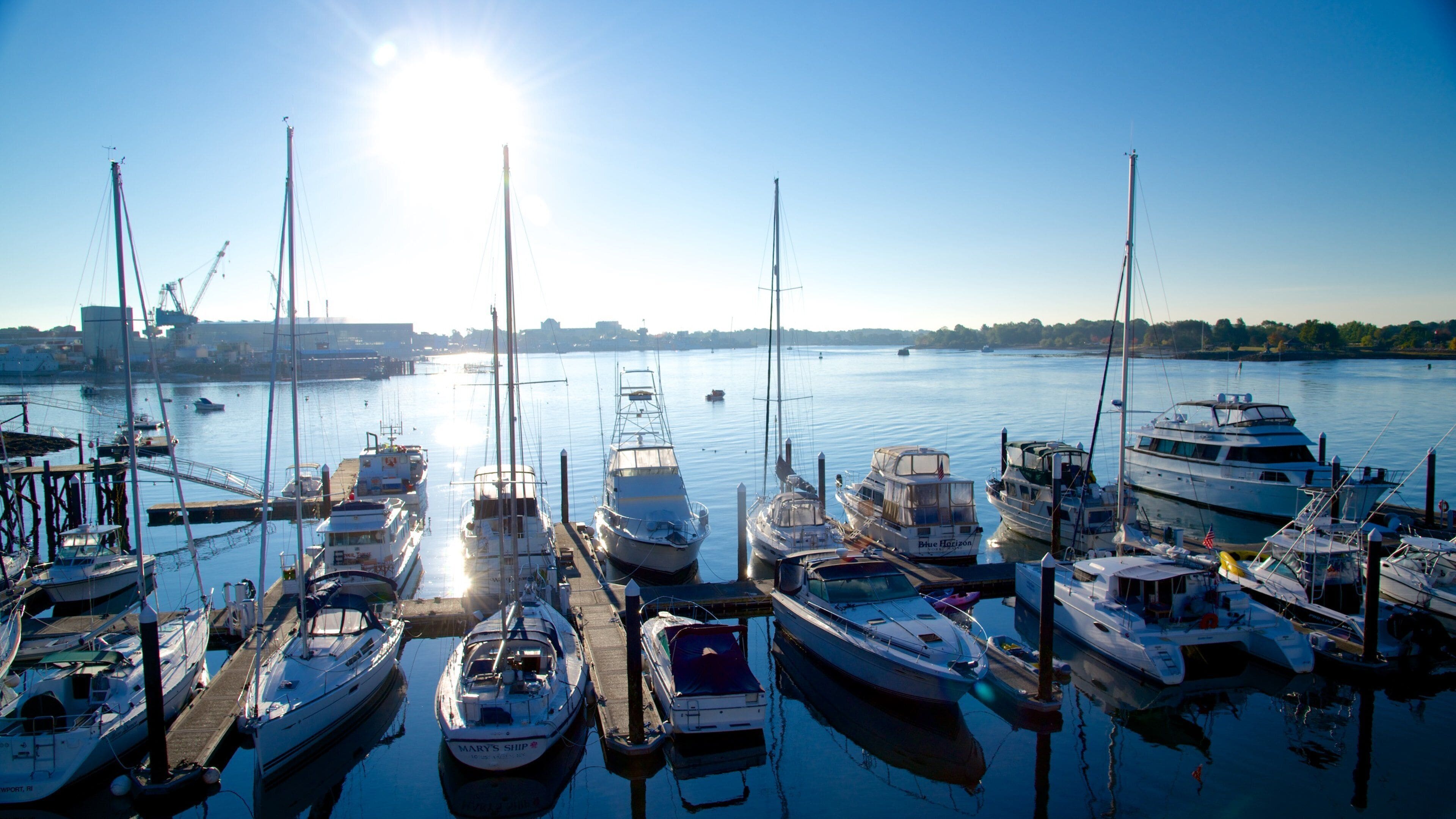 Portsmouth das einen Bucht oder Hafen