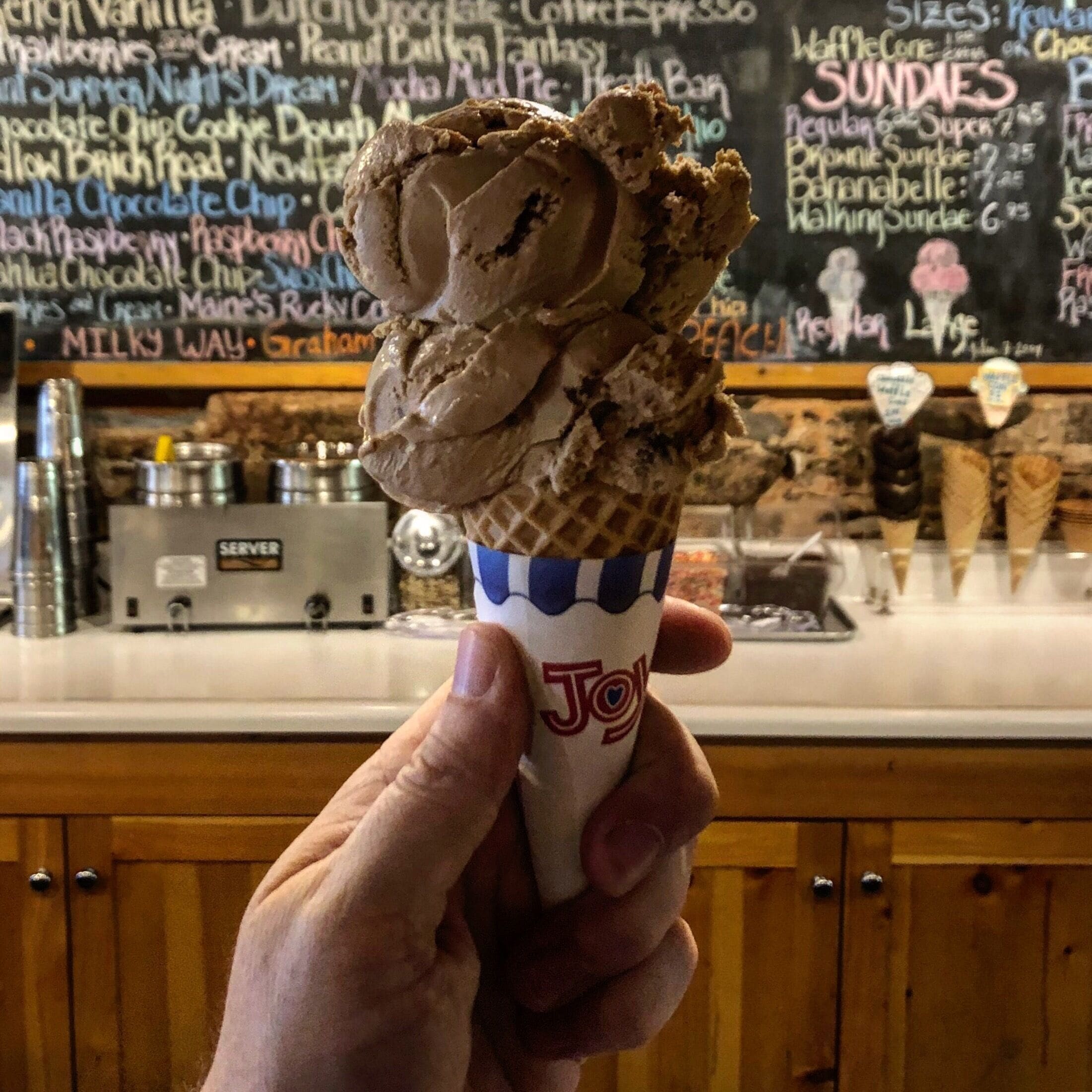 #NewHampshire Maple & Walnut #icecream at Annabel’s Ice Cream- Portsmouth, NH 