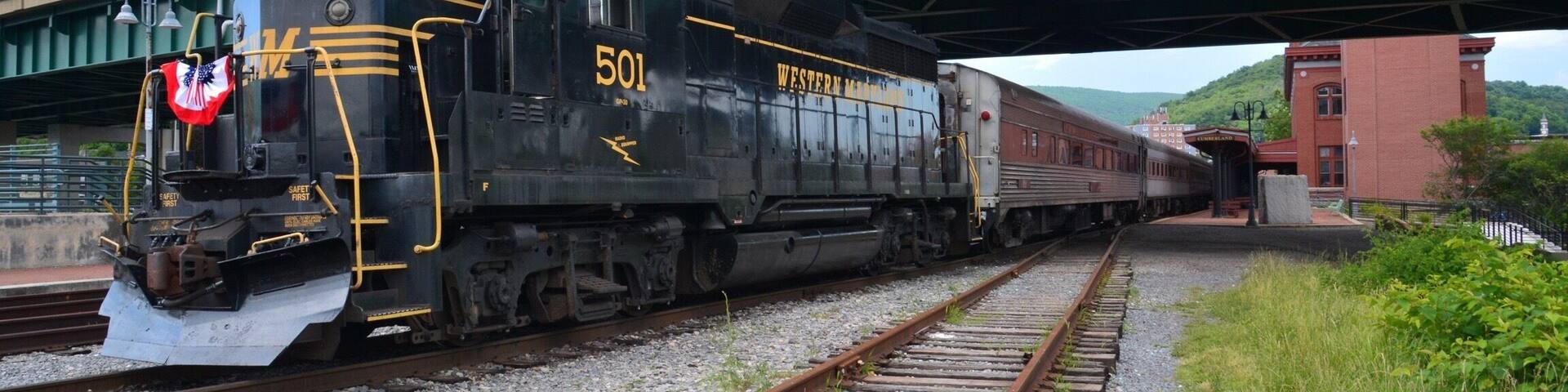 Great trains in Cumberland. Rudd the rail to Frostberg.