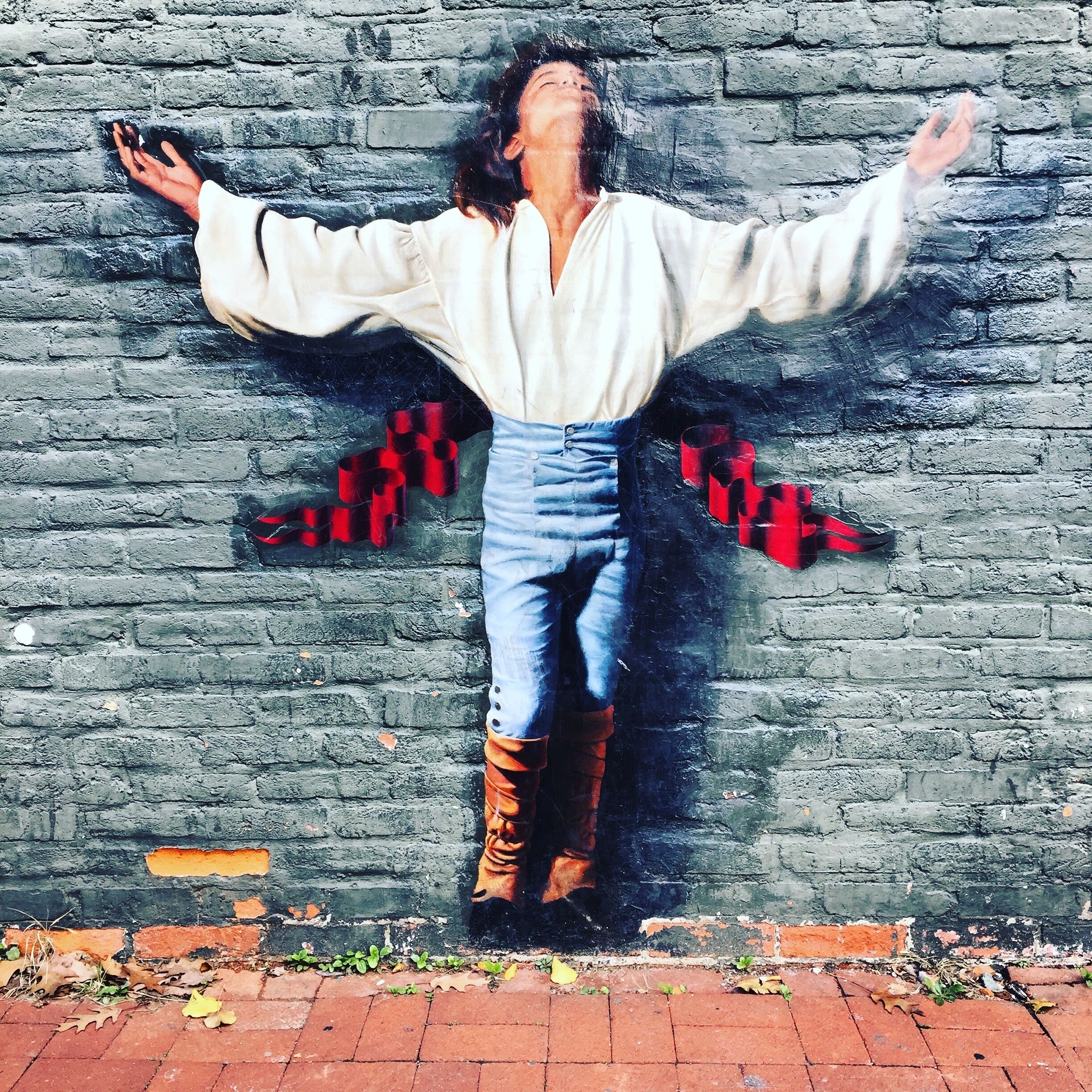 Hidden in alleyways and around downtown historic Frederick are small murals; come see if you can find them!