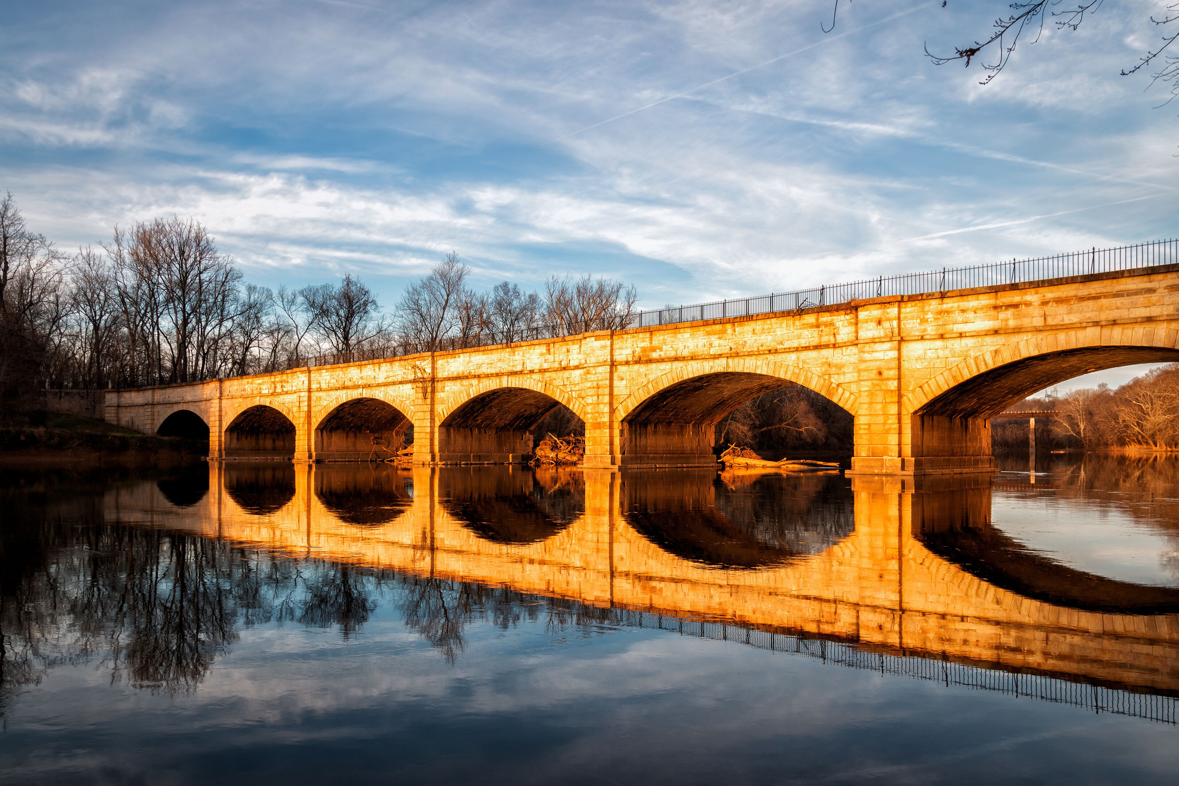 The Old Monocacy Aqueduct in Frederick, Maryland