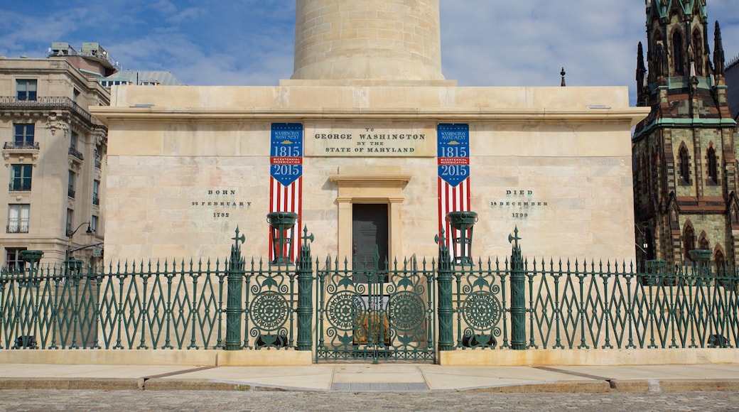 Central Maryland which includes heritage architecture and a monument
