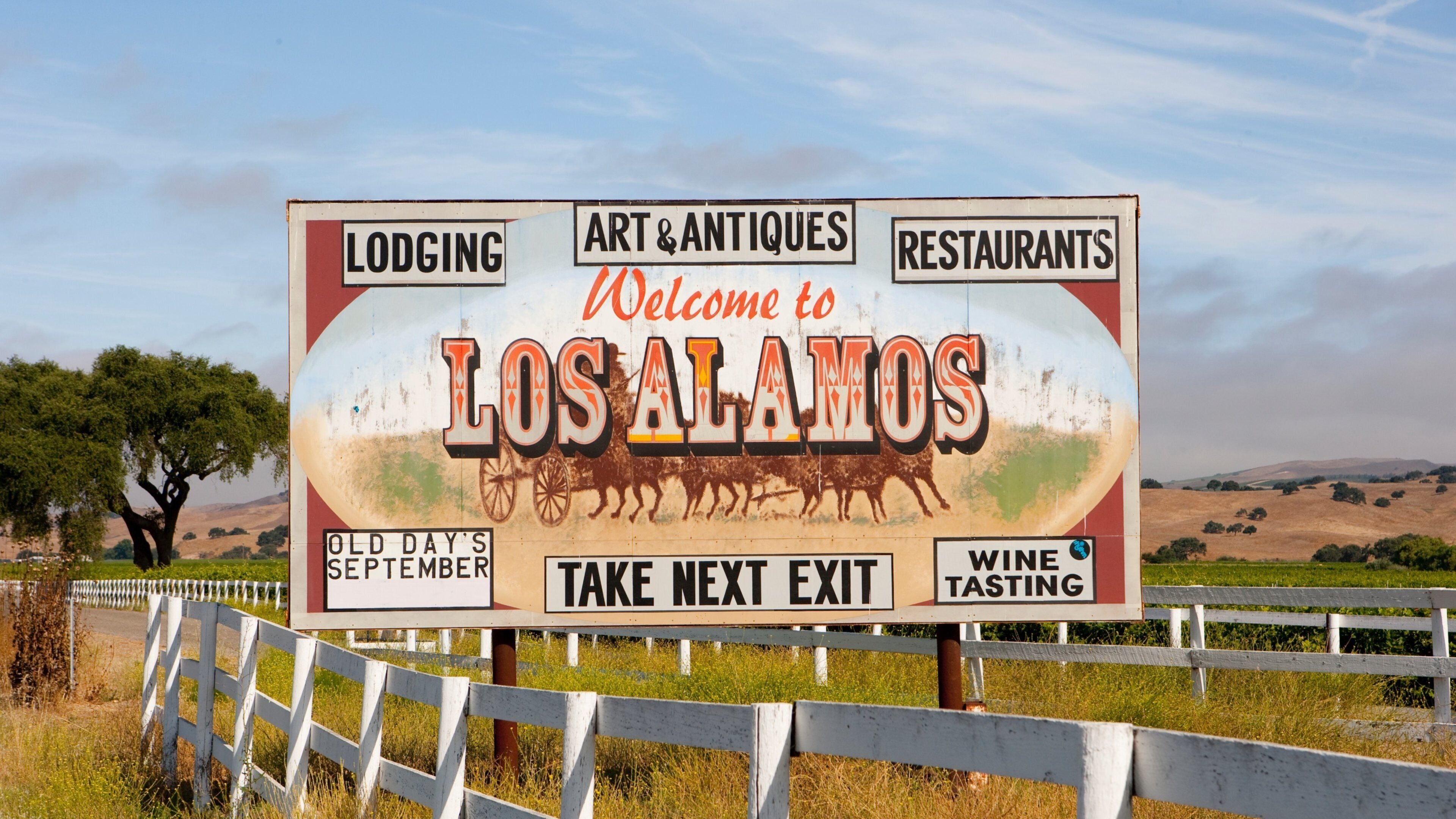 Santa Ynez Valley featuring tranquil scenes and signage