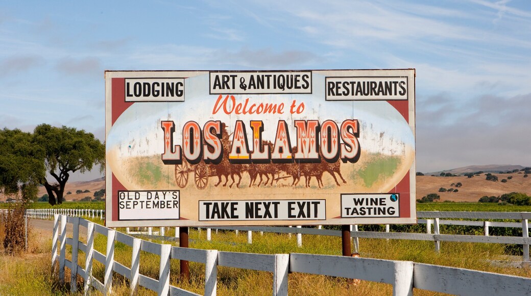 Santa Ynez Valley featuring tranquil scenes and signage