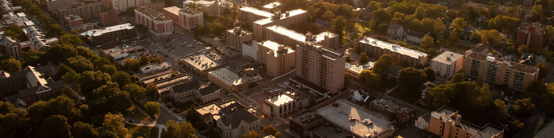 Aerial View of State College PA