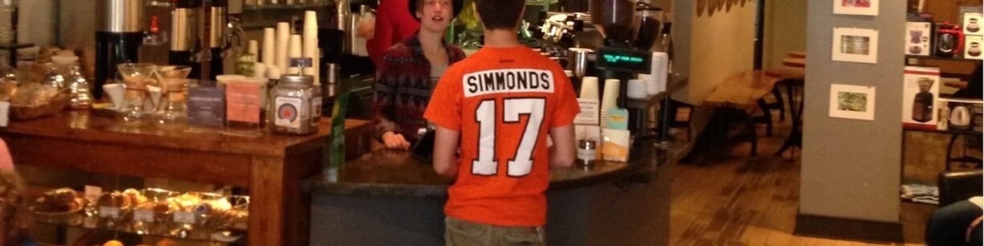 Square One Coffee could easily become one if my favorite coffee houses. Great latte (ranks up there with Hyperian in Fredericksburg VA). Cool looking wooden furniture, comfortable layout, and friendly knowledgable staff and baristas. In the area, it is a must try if your a coffee snob like me.