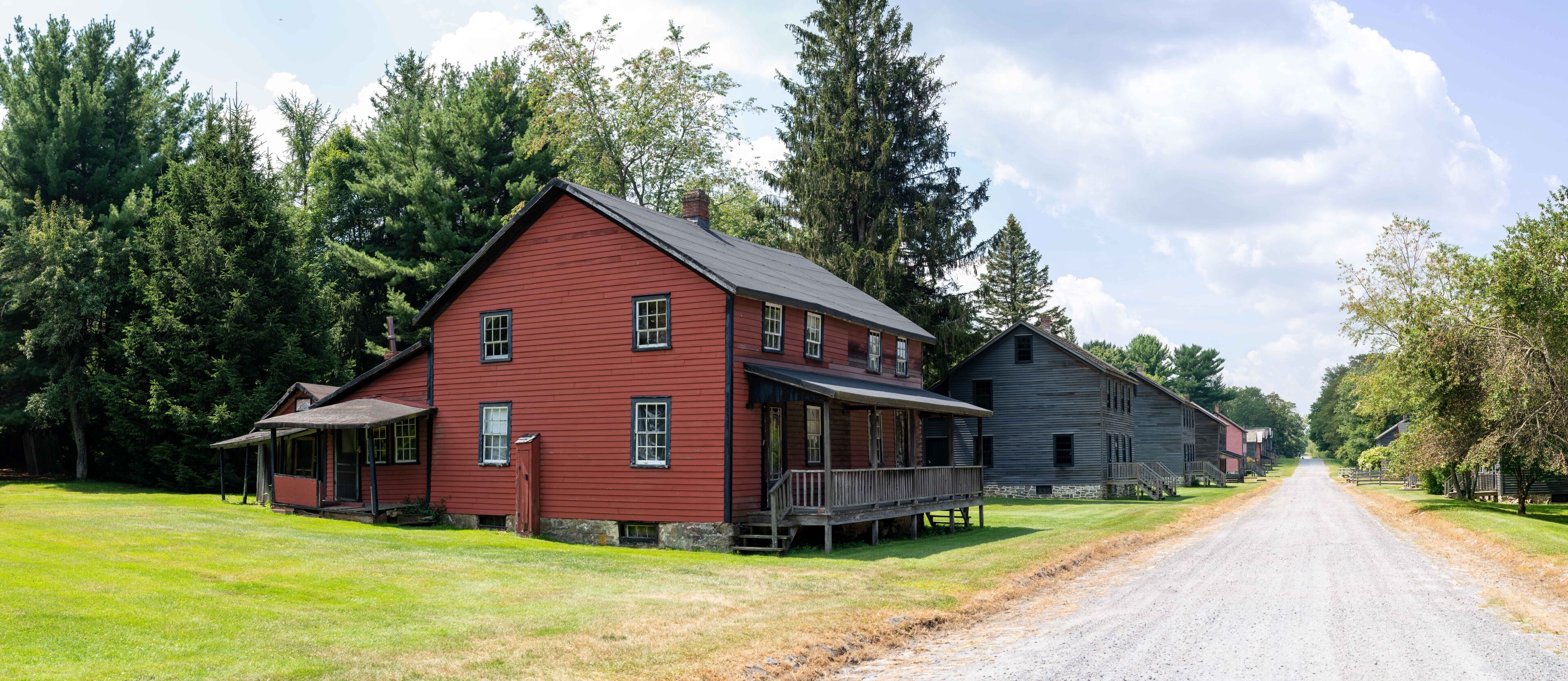 Old Mining Houses Panorama