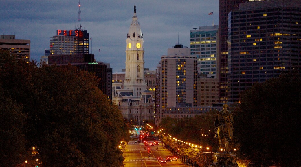 Đông Nam Pennsylvania trong đó bao gồm thành phố, cảnh đêm và kiến trúc di sản