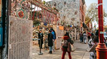 Center City featuring street scenes