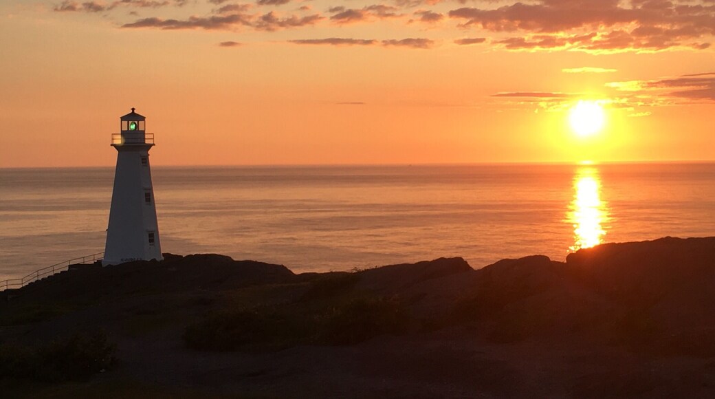 Sunrise at Cape Spear.