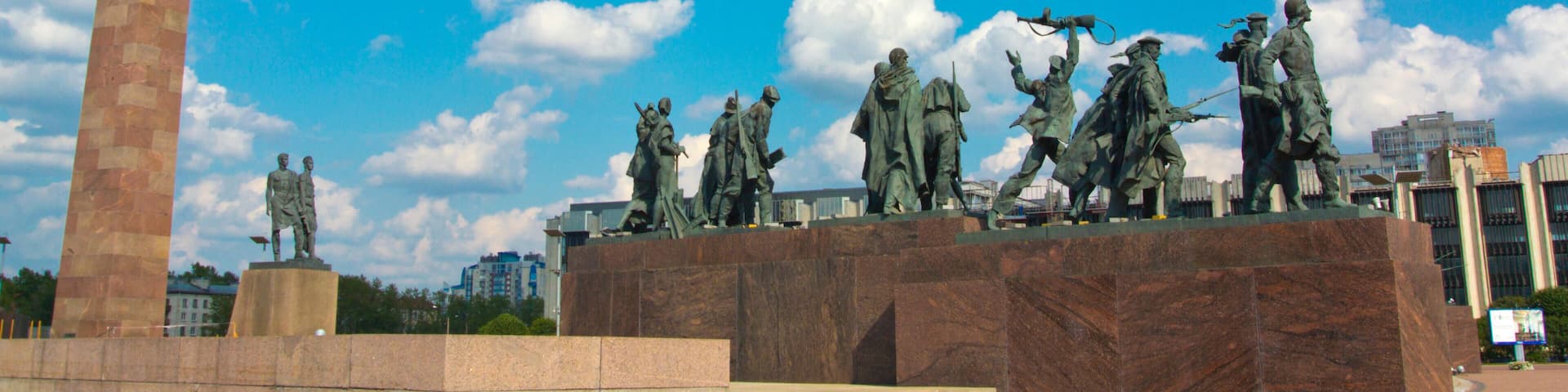 E7NRGT Monument to the Heroic Defenders of Leningrad (1970), Ploshchad Popedy, Victory square, Moskovsky district, Saint Petersburg, Ru