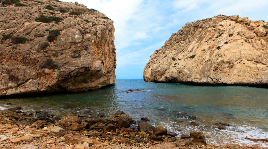 Rocks , sea and blue sky - Jebha Morocco