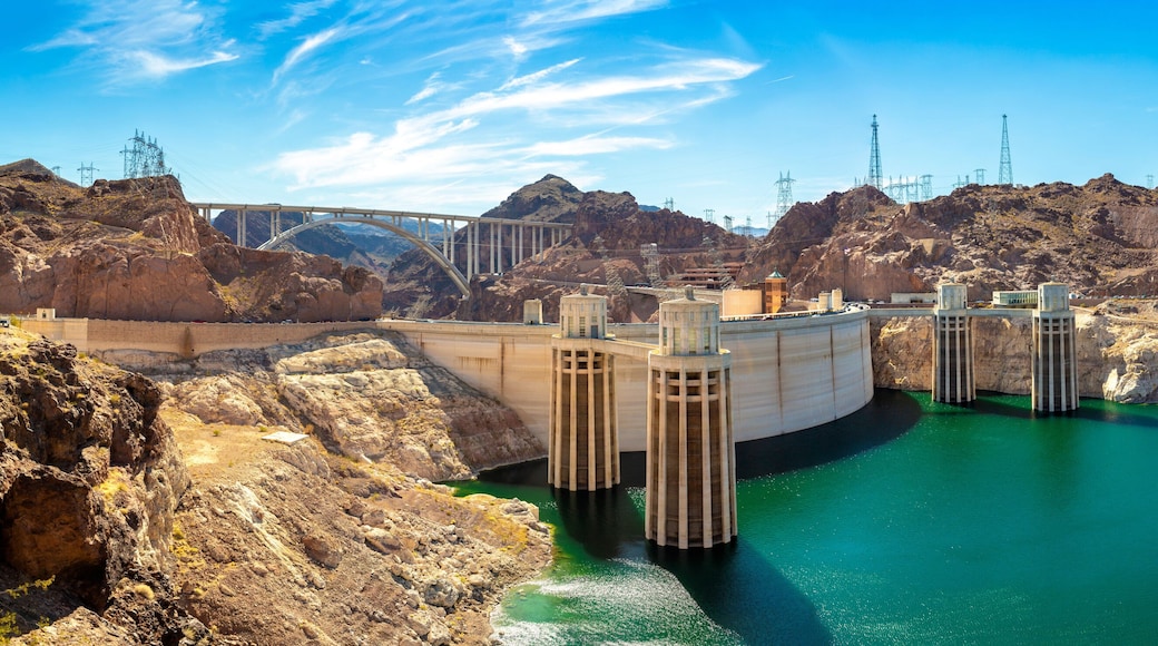 Hoover Dam in Colorado river
