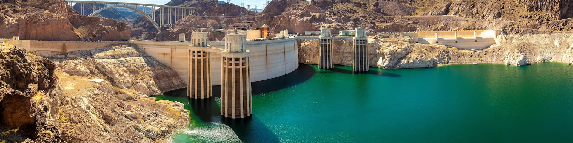 Hoover Dam in Colorado river