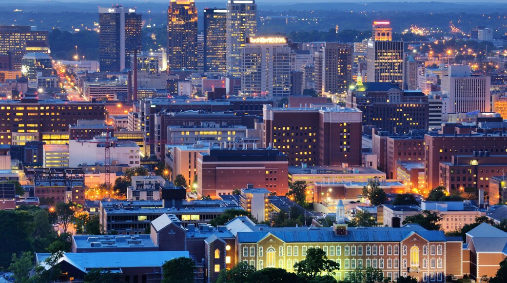 Metropolitan Skyline of downtown Birmingham, Alabama, USA
