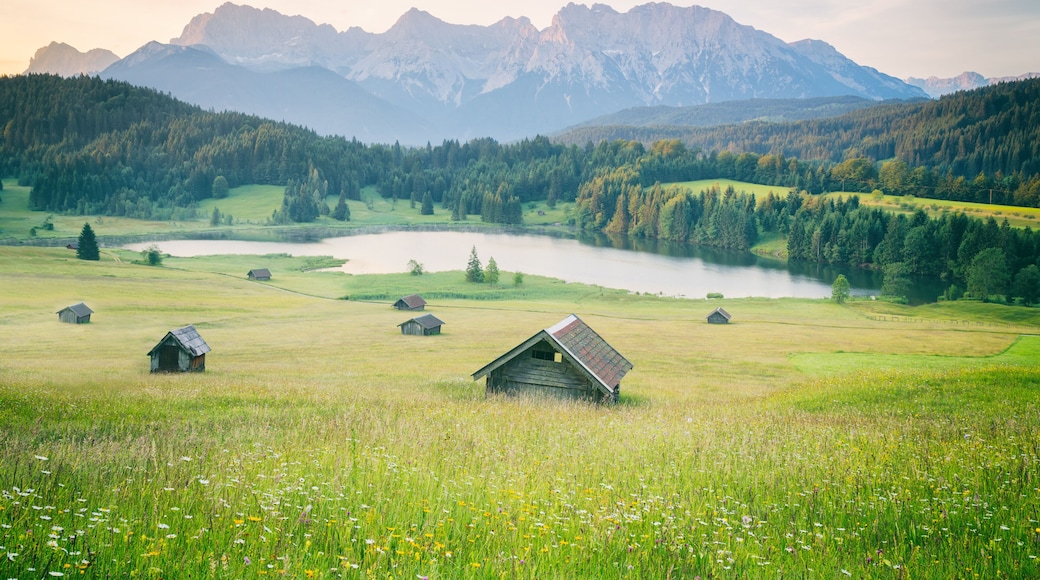 Eibsee Zugspitze bei Grainau, Bayern