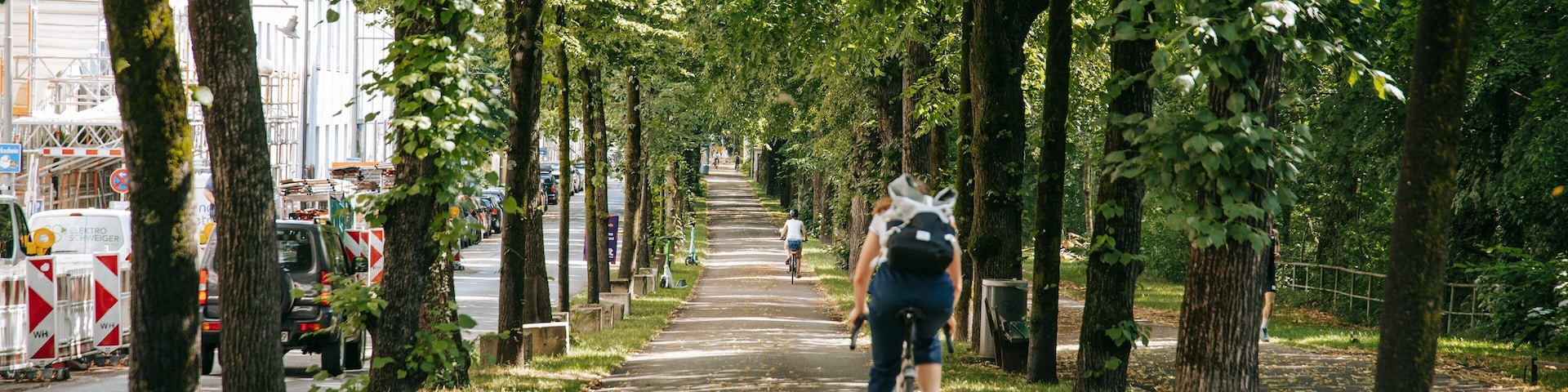 Isarvorstadt featuring cycling and a park as well as an individual femail