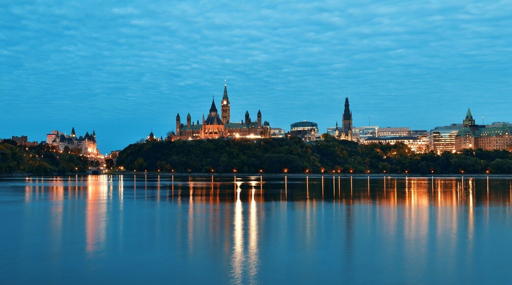 Parliament Hill Ottawa Canada at night