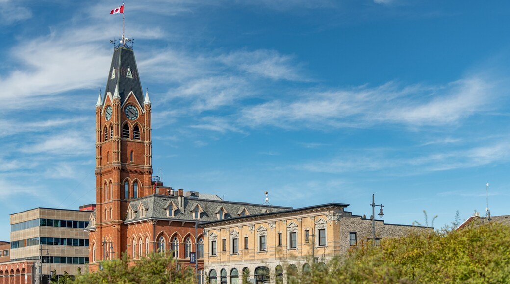 Belleville Ontario clock tower landscape