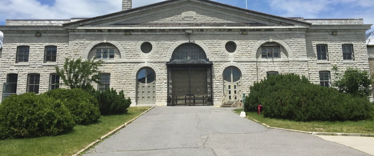 Old prison complex with interesting history. Main gatehouse.