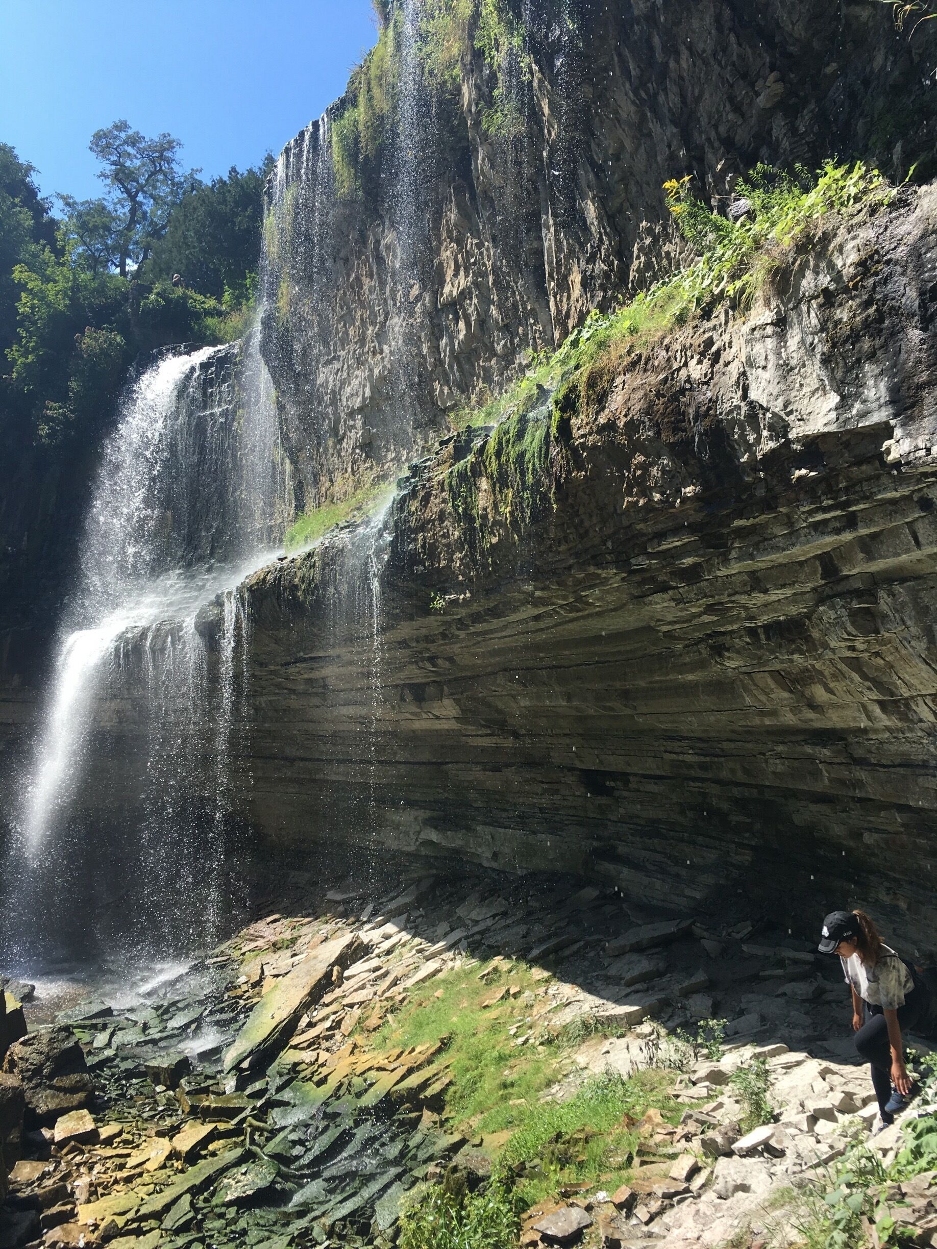 Beautiful waterfall in Hamilton so close to Hw6  and  hw5
