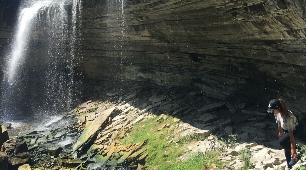 Beautiful waterfall in Hamilton so close to Hw6 and hw5