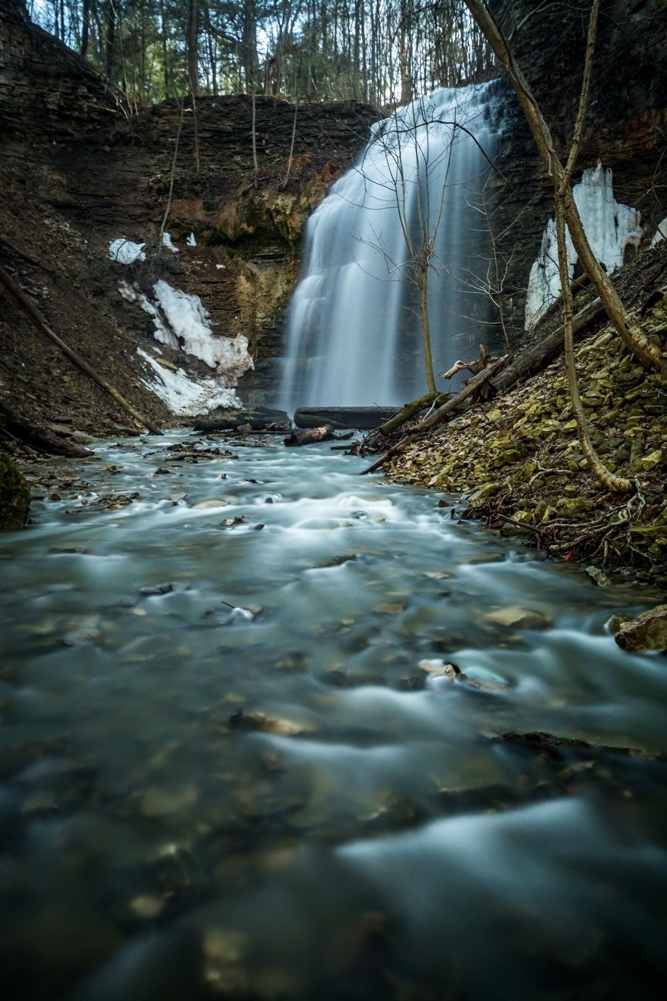 One of the prettiest waterfalls in Hamilton, Tiffany Falls
