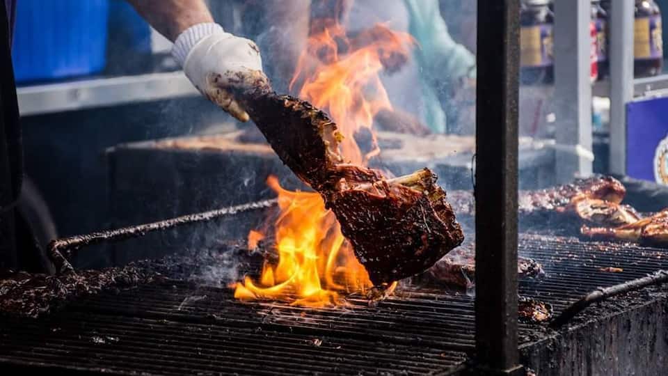 This photo was taken at this year's Ribfest in Kitchener Ontario.