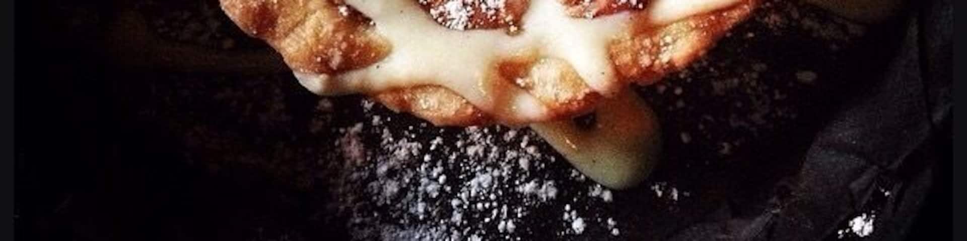 Great little pecan pies with bourbon glaze