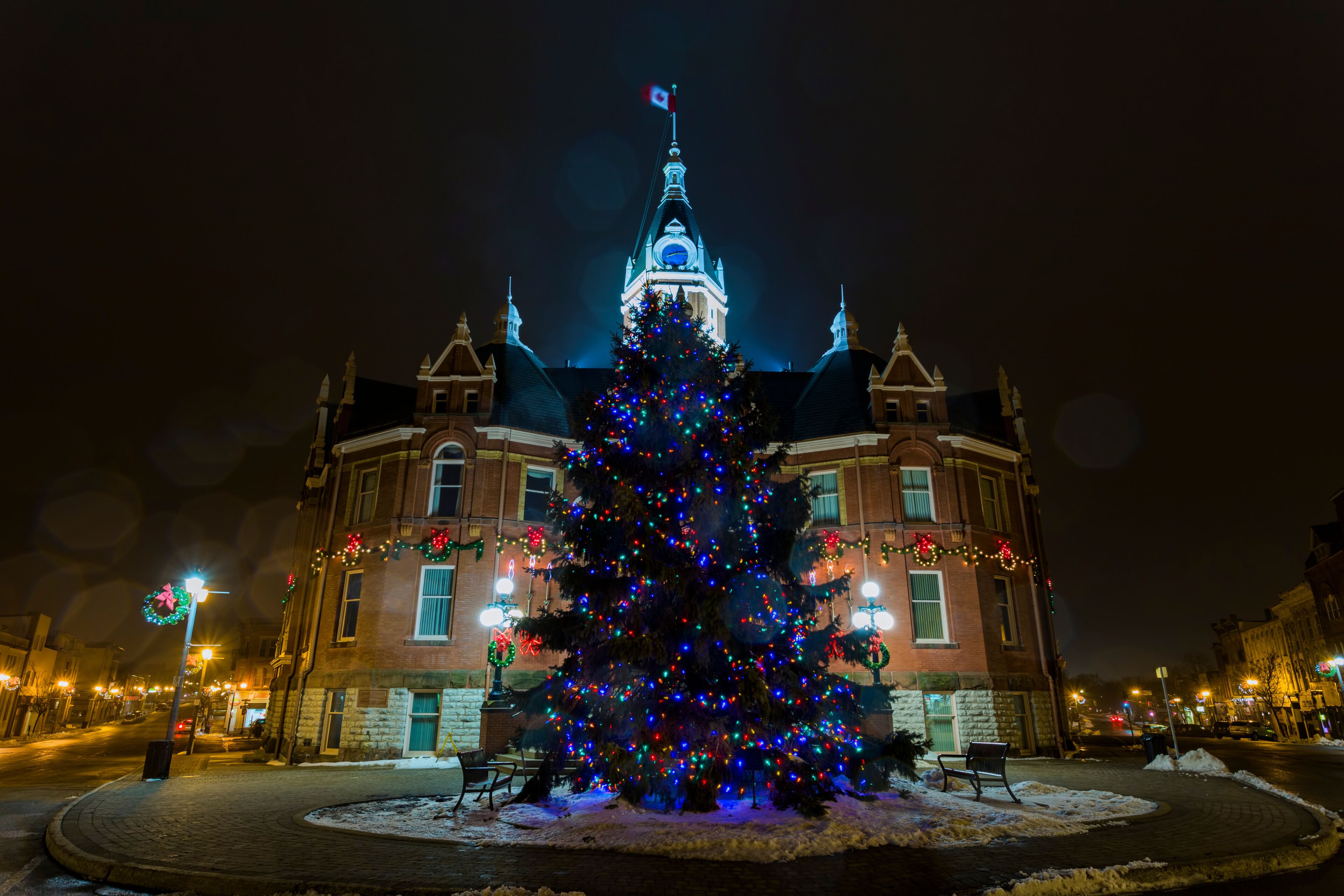 Stratford City Hall Christmas Decorations