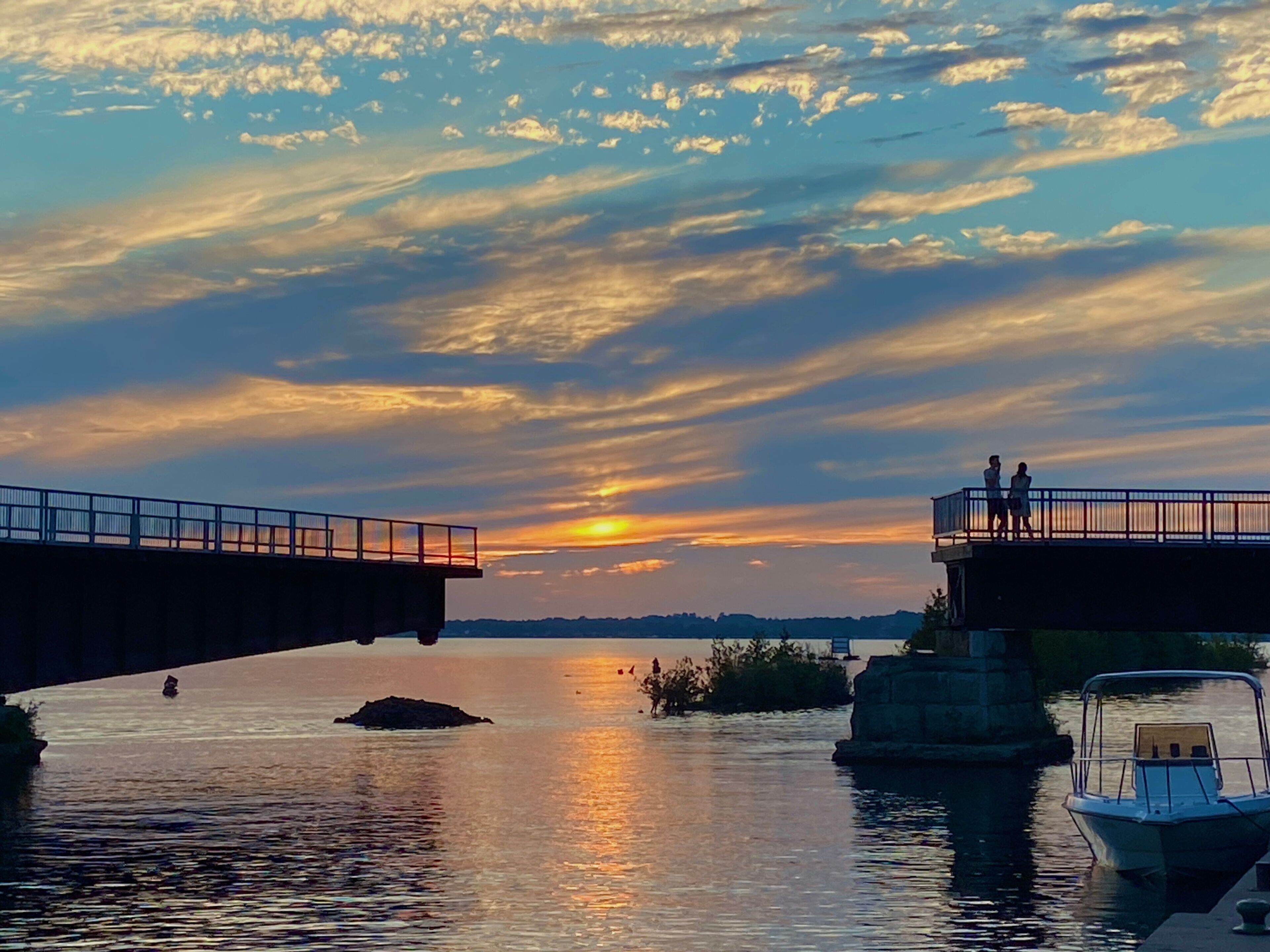 Sunset on Cameron Lake