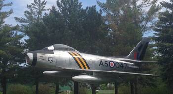 Went down the wrong street and found this cool military plane. Looks like its next to an airport and military museum.