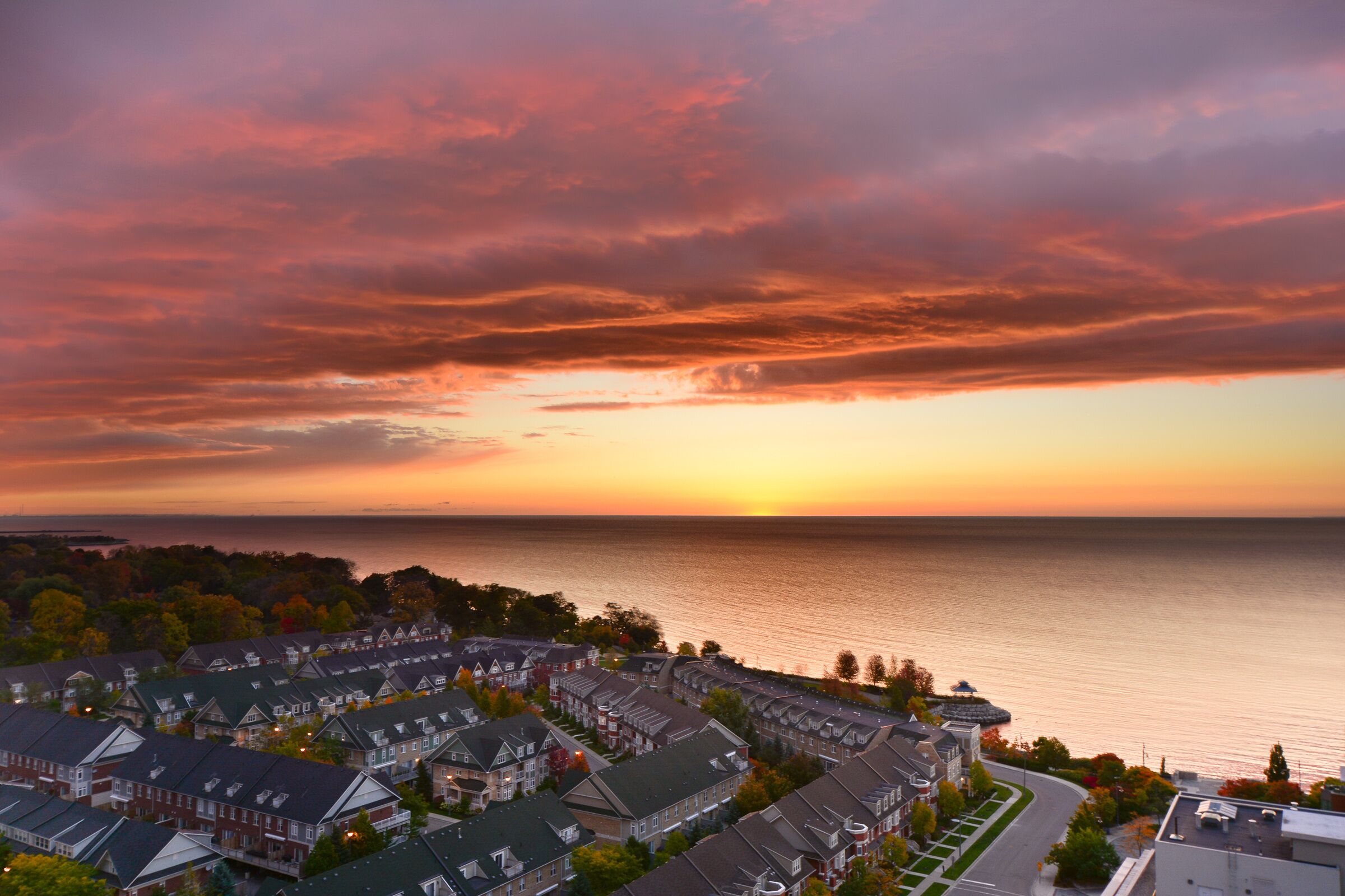 Sunrise on Lake Ontario